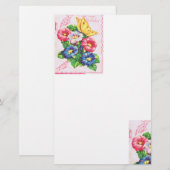 Voor je verjaardag briefpapier (Voorkant / Achterkant)