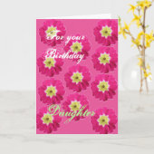 Voor je verjaardag (schoondochter) kaart (Gele Bloem)