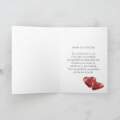 Voor je verloofde, een prachtige Valentijnse kaart (Binnen)