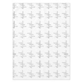 Voor je zonden voor mijn zonden tafelkleed (Voorkant)