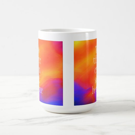 Voor jezelf ware mok door Jo Afbeeldingen (Center)