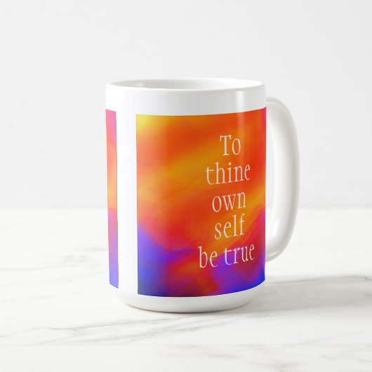 Voor jezelf ware mok door Jo Afbeeldingen (Voorkant rechts)