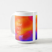 Voor jezelf ware mok door Jo Afbeeldingen (Voorkant links)