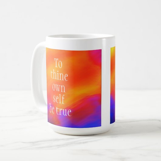 Voor jezelf ware mok door Jo Afbeeldingen (Voorkant links)