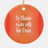 Voor jezelf ware ornament door Jo Afbeeldingen (Achterkant)