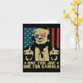 Voor Joe One Voor Kamala Grappig Trump 2024 Kaart (Gele Bloem)