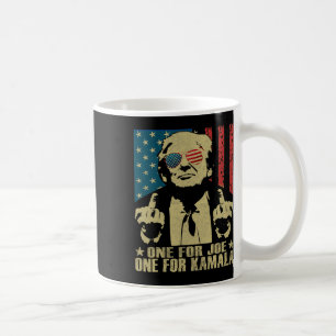 Voor Joe One Voor Kamala Grappig Trump 2024 Koffiemok