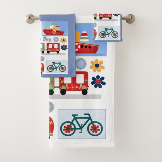 Voor jongen bad handdoek (Insitu)