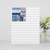 Voor jongen briefhoofd (Staand voorkant)