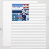 Voor jongen briefhoofd (Voorkant / Achterkant)