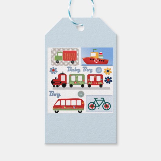 Voor jongen cadeaulabel (Voorkant)