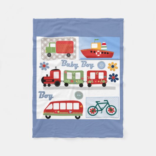 Voor jongen fleece deken (Voorkant)