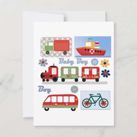 Voor jongen kaart (Voorkant)