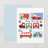 Voor jongen kaart (Voorkant / Achterkant)