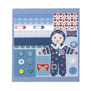 Voor jongen notitieblok