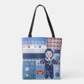 Voor jongen tote bag (Achterkant)