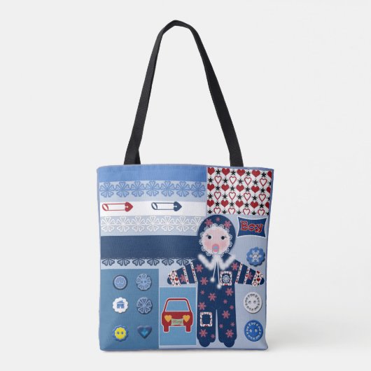 Voor jongen tote bag (Achterkant)