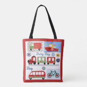 Voor jongen tote bag (Achterkant)