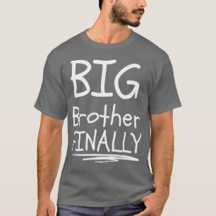 Voor jongens en nieuwe oudere broersBig Brother ei T-shirt
