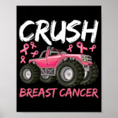 voor jongens shirt voor borstkankervoorlichting vo poster (Voorkant)