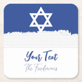 Voor joodse Feestdagen Feesten Bar Mitswa's Kartonnen Onderzetters