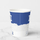 Voor joodse Feestdagen Feesten Bar Mitswa's Papieren Bekers (Rechts)