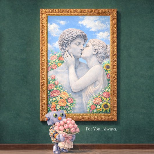 Voor Jou, Altijd – Surrealistische Kunst Wenskaart Kaart