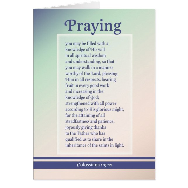 Voor jou bidden (Voorkant)