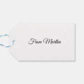 Voor Jou Elegant Cadeaulabel (Achterkant Horizontaal)