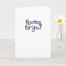 Voor Jou Geroot Handletter Kaart met Steunbetuigin