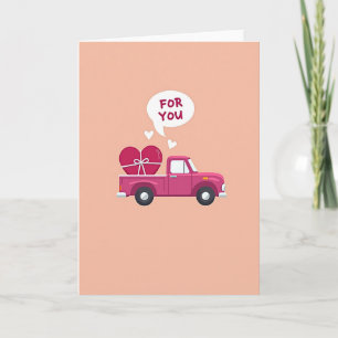 Voor Jou Hart Vrachtwagen Kaart