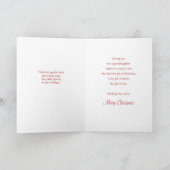 Voor jou, kleindochter feestdagen kaart (Binnen)