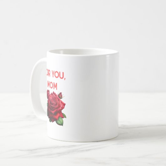 Voor jou mam koffiemok (Voorkant links)