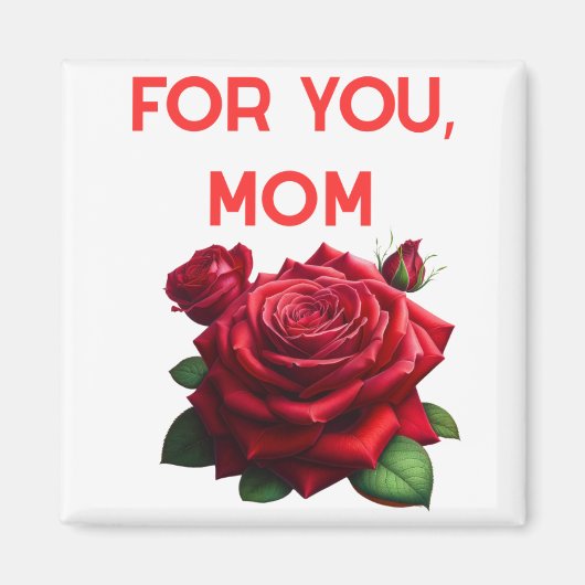 Voor jou, mam magneet (Voorkant)