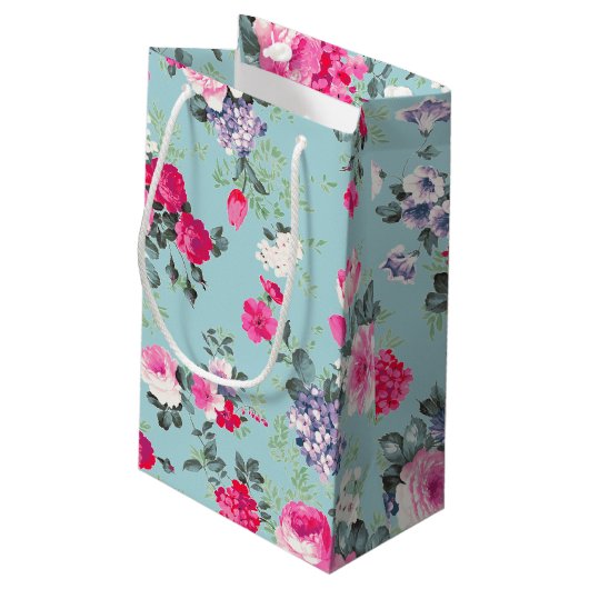 Voor jou, mam. Oude Rozen en vlinder Klein Cadeauzakje (Achterkant Gekanteld)