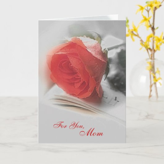 Voor jou mama Kaart (Gele Bloem)