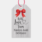 Voor jou met Labels met liefdescadeaus Cadeaulabel (Achterkant)