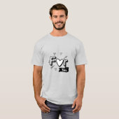 "Voor jou met liefde" T-shirt (Voorkant volledig)