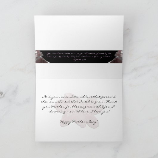 Voor jou moeder kaart (Binnen)