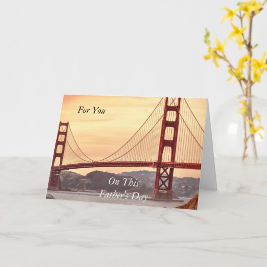 Voor jou op deze Vaderdag Kaart (Gele Bloem)