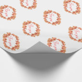 Voor jou orchideeën cadeaupapier (Hoek)