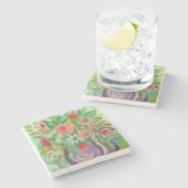 "Voor jou" stenen Onderzetter (Zijkant)