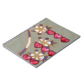 Voor jou van mij: Mooie Floral Hearts Design Notitieboek (Linkerzijde)