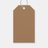 voor jou witte en gouden cadeautag cadeaulabel (Achterkant)