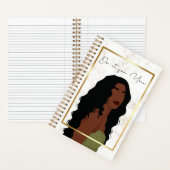 Voor jou | Zwart Meisje | Spiraal Notitieboek (Binnen)