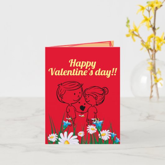 Voor Kaart (Gele Bloem)