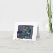 Vóór Kaarten van de Nota van Dawn de Abstract Art (Achterkant)