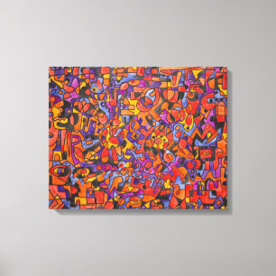 voor kabinet canvas afdruk