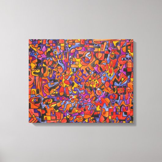 voor kabinet canvas afdruk (Voorkant)
