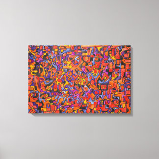 voor kabinet canvas afdruk